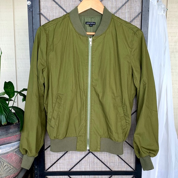 J. Crew Jackets & Blazers - J. Crew Bomber Jacket Green Small